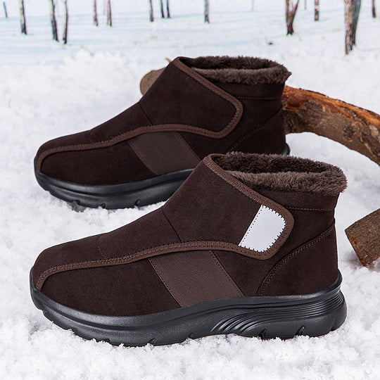 Damen isolierte Winterstiefel mit rutschfester Sohle und praktischer Klettverschlussfunktion EB