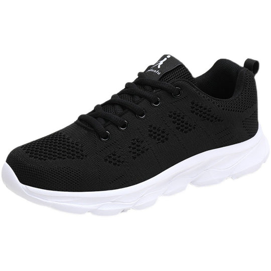 Damen Sportliche Lauf-Sneaker mit atmungsaktiver Mesh-Oberfläche EB
