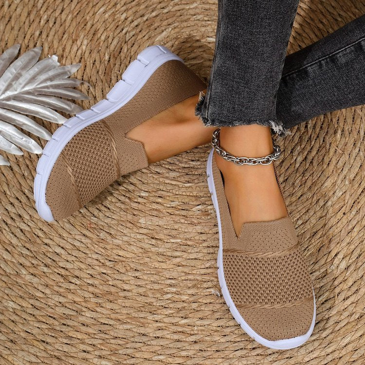 Damen Atmungsaktive Slip-On Sneakers EB