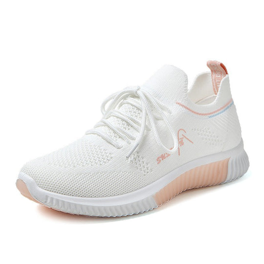Damen Sportliche Freizeitsneaker mit atmungsaktivem Mesh-Obermaterial und Dämpfungssystem EB