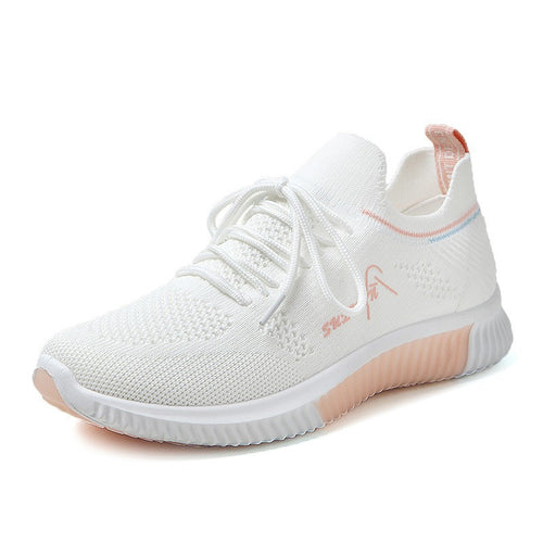 Damen Sportliche Freizeitsneaker mit atmungsaktivem Mesh-Obermaterial und Dämpfungssystem EB