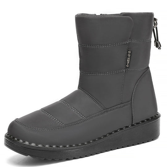 Damen Wärmende Winterstiefel mit rutschfester Sohle und praktischem Reißverschluss EB