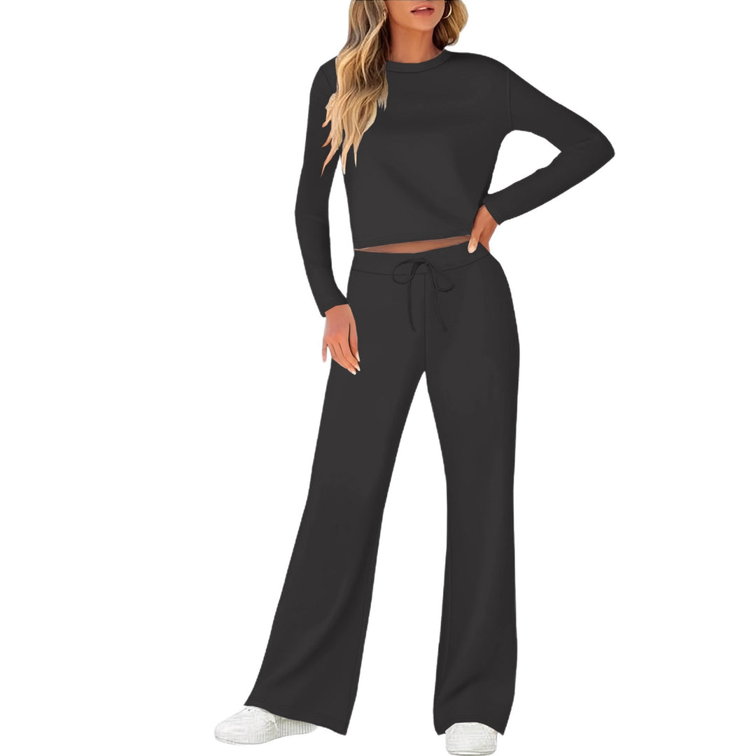 Damen Bequemes Lounge-Set mit weitem Schnitt und langem Arm EB