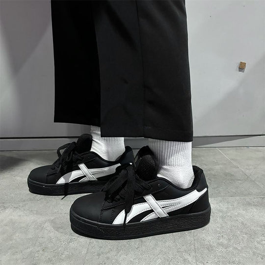 Damen Modische Sneakers mit hoher Gummisohle und atmungsaktivem Obermaterial EB