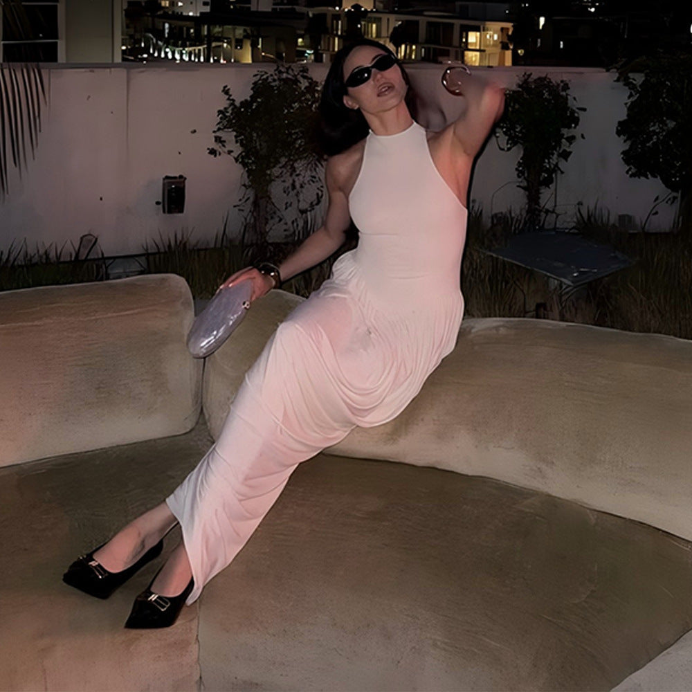 Damen Elegantes und fließendes Abendkleid EB