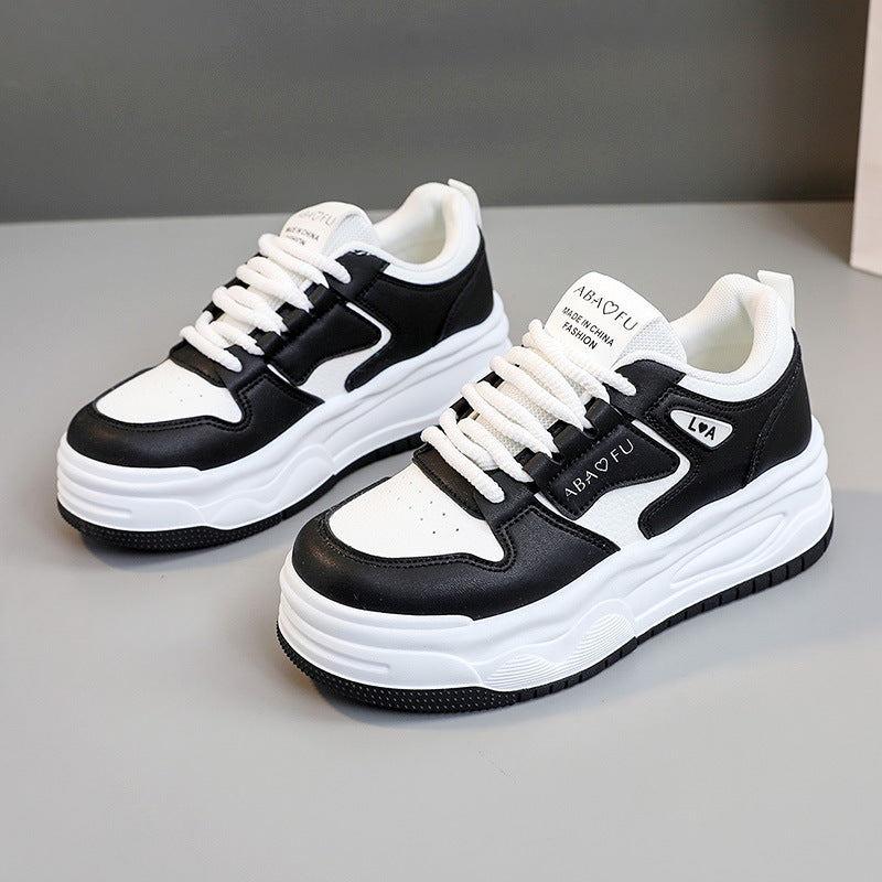 Damen modische Chunky Sneakers mit dämpfender Sohle EB