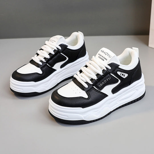 Damen modische Chunky Sneakers mit dämpfender Sohle EB