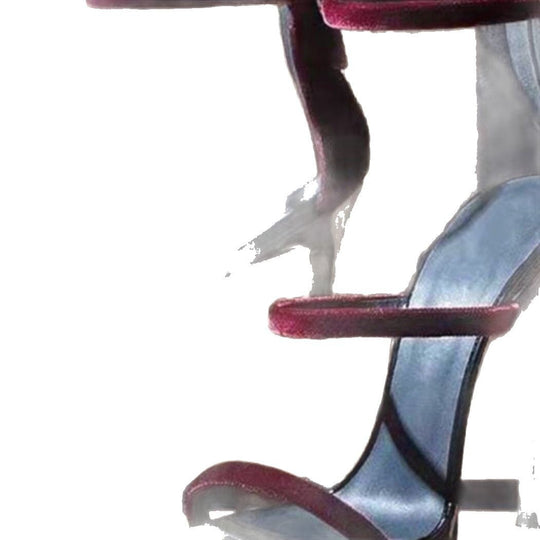 Damen elegante Stiletto Sandalen mit zarten Riemchen EB