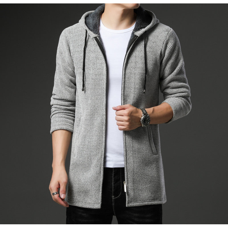Herren urbane Freizeitjacke mit Kapuze EB