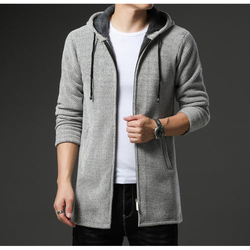 Herren urbane Freizeitjacke mit Kapuze EB