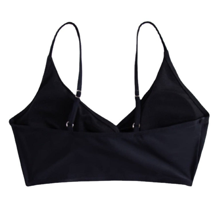 Damen Bikinoberteil mit modischem Wickeldesign EB