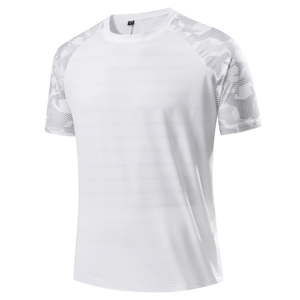 Herren nan atmungsaktives Funktionsshirt mit Raglanärmeln und Tarnmuster EB