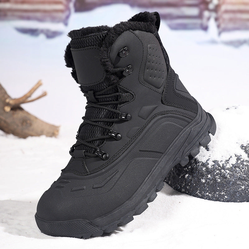 Damen wasserdichte Winterstiefel mit isolierender Fütterung und griffiger Profilsohle EB