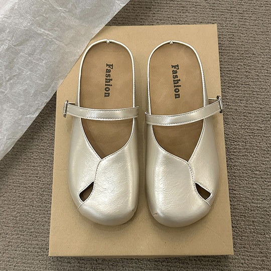 Damen Komfortable Clogs mit verstellbarem Riemen EB
