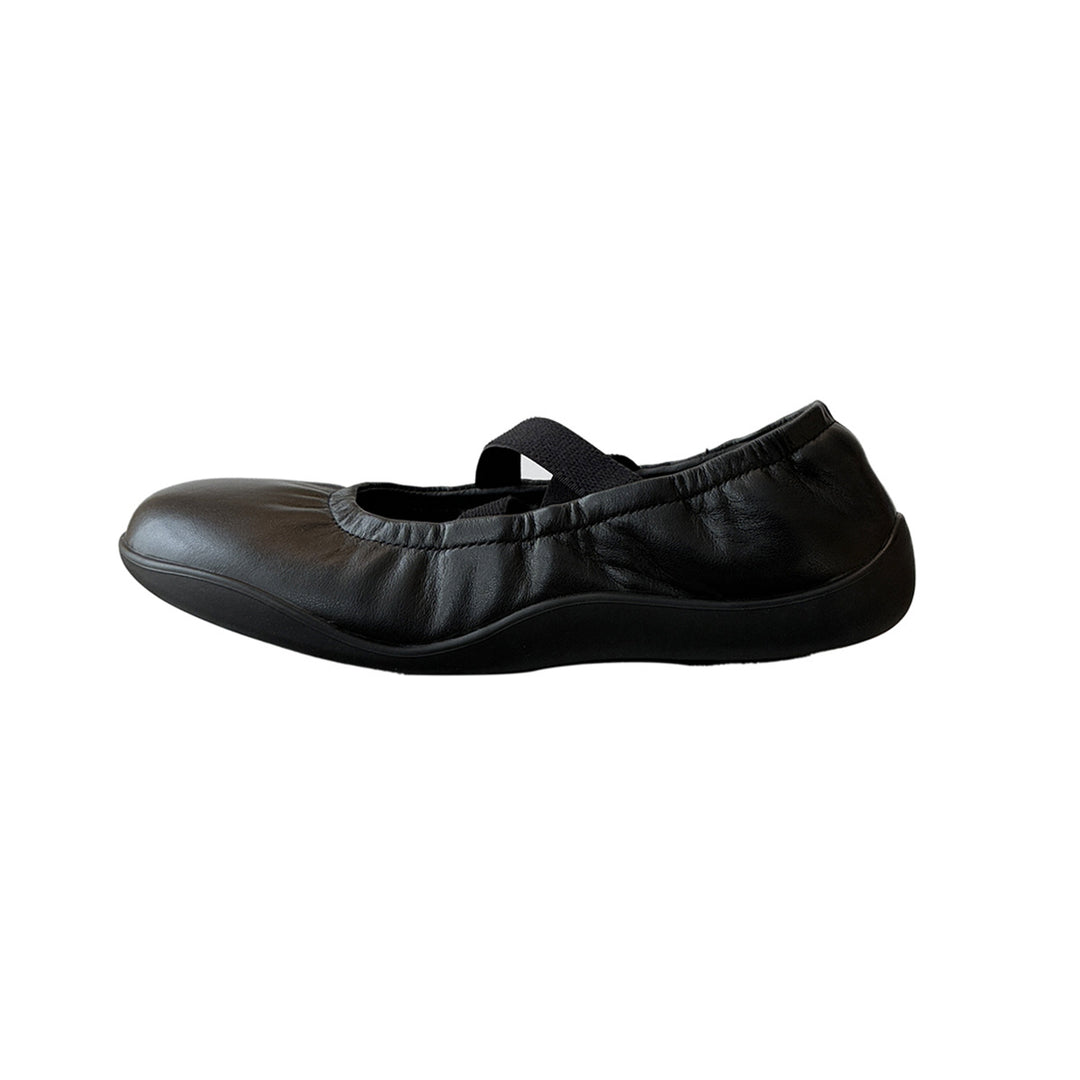 Damen Ballerinas mit modischem Elastik-Riemchen und komfortablem Fußbett EB