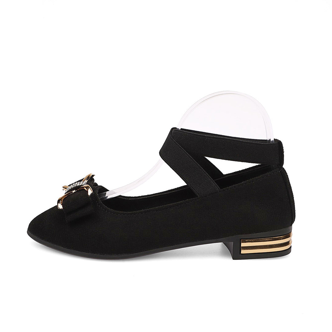 Damen Elegante Slingback Ballerinas mit Schmuckdetail EB