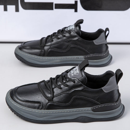 Damen Sportliche Ledersneaker mit komfortabler Sohle EB