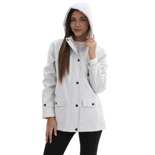 Damen Funktionale Winterjacke mit Fleece-Futter und Kapuze EB
