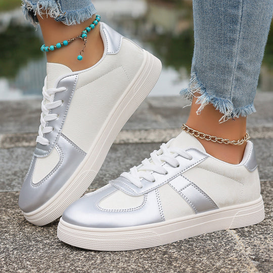 Damen Sneakers im modernen Retro-Design mit atmungsaktiven Einsätzen EB