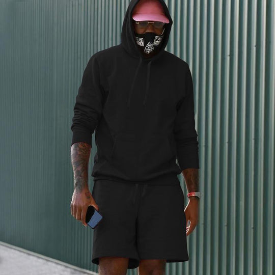 EB Herren Hoodie-Shorts-Set mit Kängurutasche