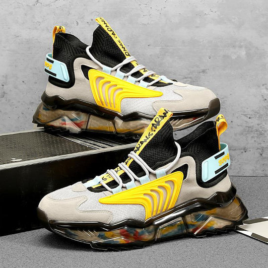 Damen Sportliche Sneakers mit ergonomischem Dämpfungssystem und atmungsaktiver Mesh-Oberfläche EB