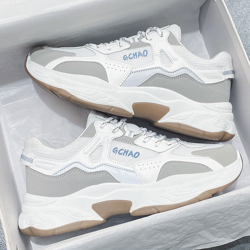 Damen Sportliche Sneakers mit atmungsaktiven Einsätzen und flexibler Sohle EB