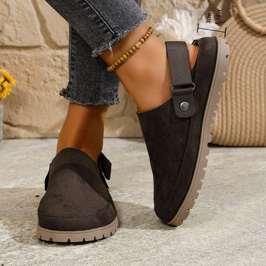 Damen Komfortable Clogs mit verstellbarem Riemen EB