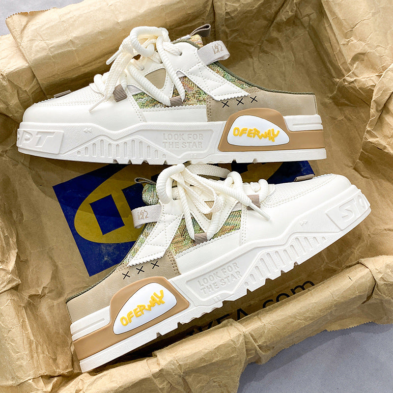 Damen Modische Sneakers mit auffälligem Design und flexibler Laufsohle EB