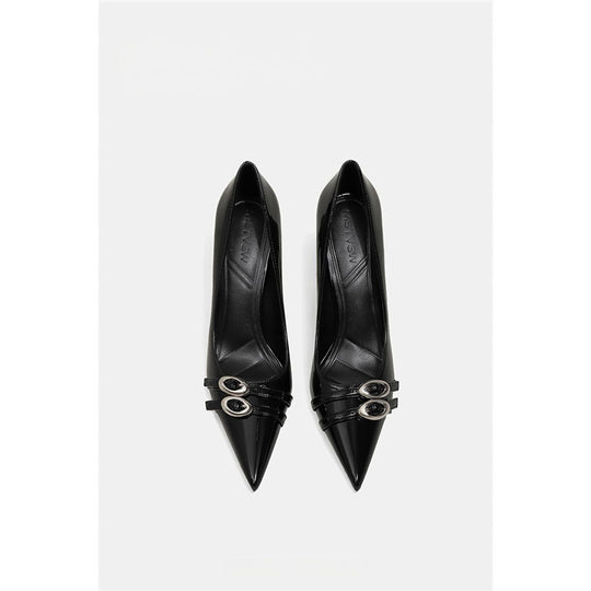 Damen elegante High Heel Pumps mit funkelnden Strassverzierungen EB