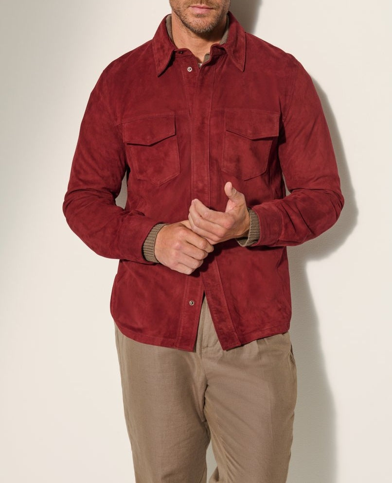 Herren hochwertige Vegan lederjacke im klassischen Design EB