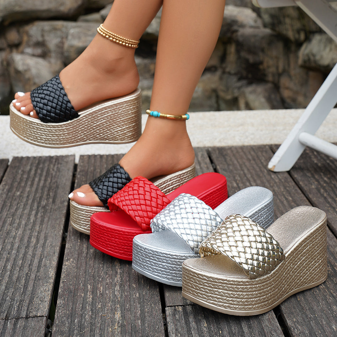 Damen Plateau Sandalen EB
