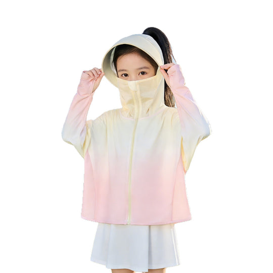Mädchen Sportliche Kapuzenjacke mit UV-Schutz EB