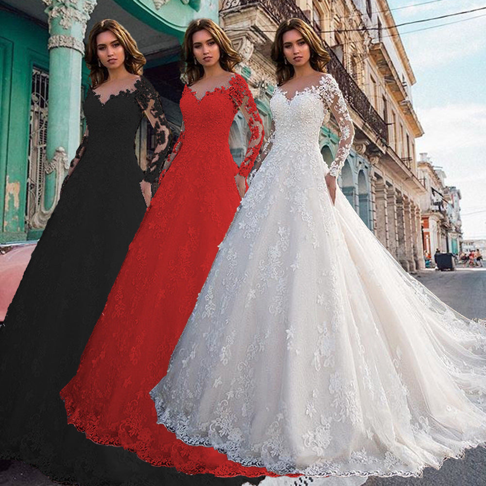 EB | Elegante weiße Braut Hochzeitskleid