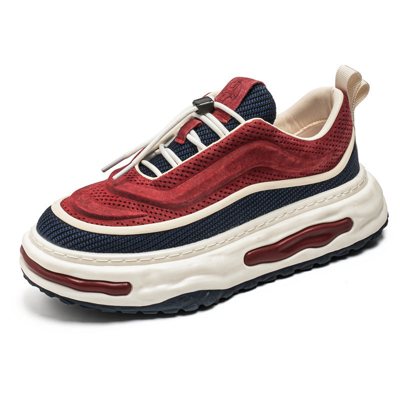 Damen Sportliche Air-Sohle Sneakers mit atmungsaktivem Obermaterial und flexiblem Design EB