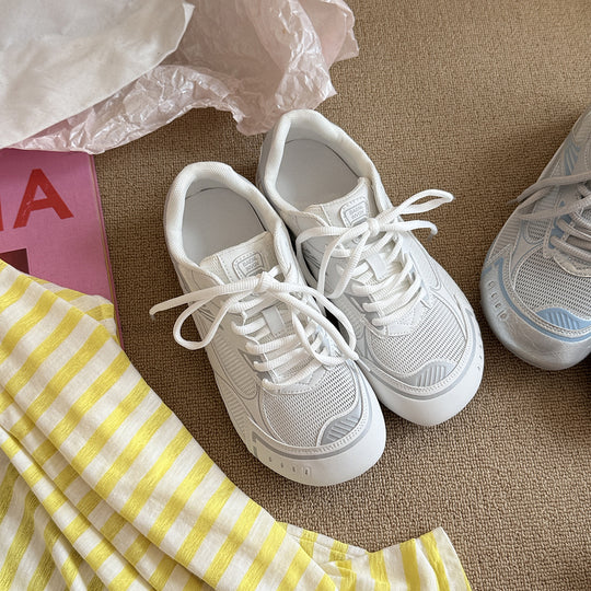Damen Sportliche Freizeitschuhe mit atmungsaktivem Obermaterial und stoßdämpfender Sohle EB