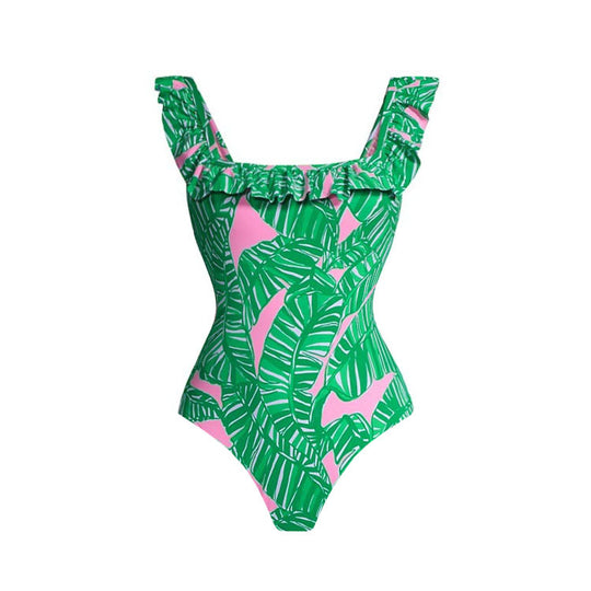 Damen Badeanzug und Maxirock Set EB