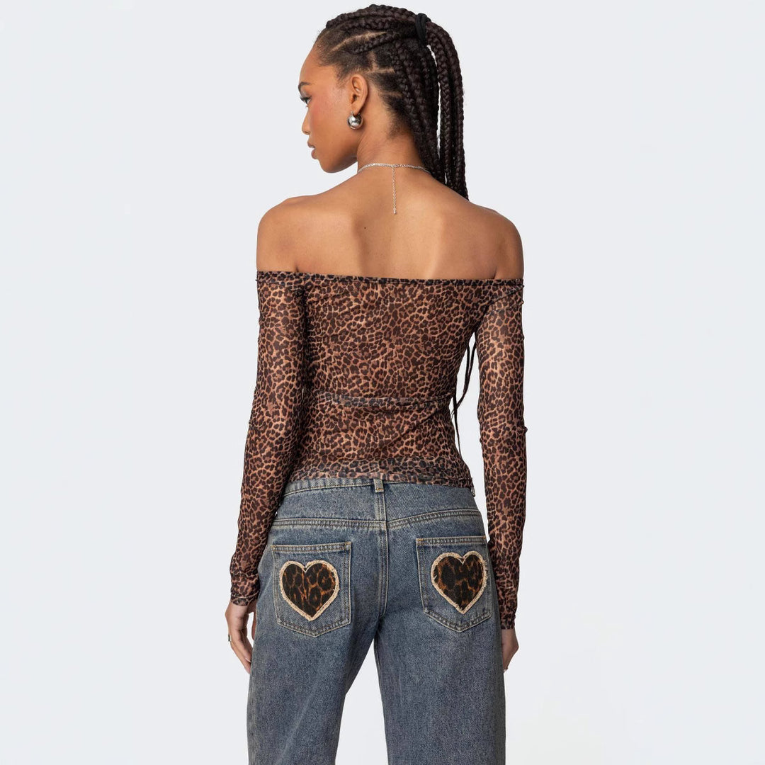 Damen Weite Jeans mit hohem Bund und lässigem Schnitt EB