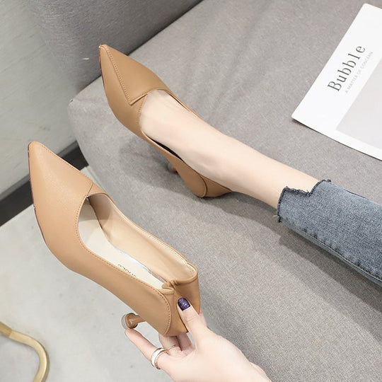 Damen Spitzen Pumps mit eleganter Silhouette EB