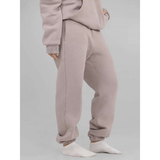 Damen nan oversized Kapuzenpullover mit Kängurutasche und weichem Fleece-Innenfutter EB