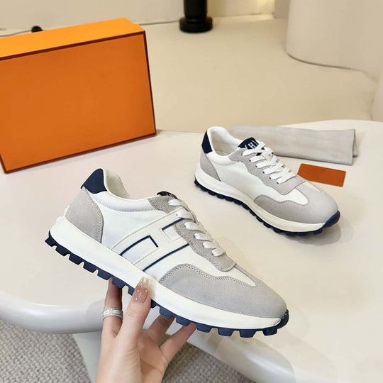 Damen Modische Sneakers mit dämpfender Sohle und hochwertiger Wildleder-Design von EB