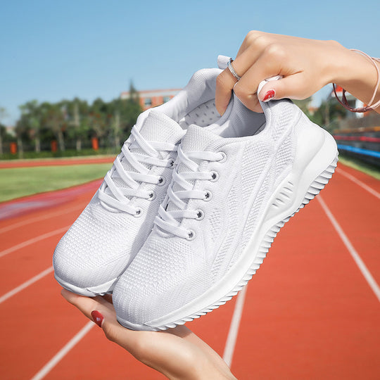 Damen Hochleistungs-Laufschuhe mit atmungsaktivem Obermaterial und stoßdämpfender Sohle EB