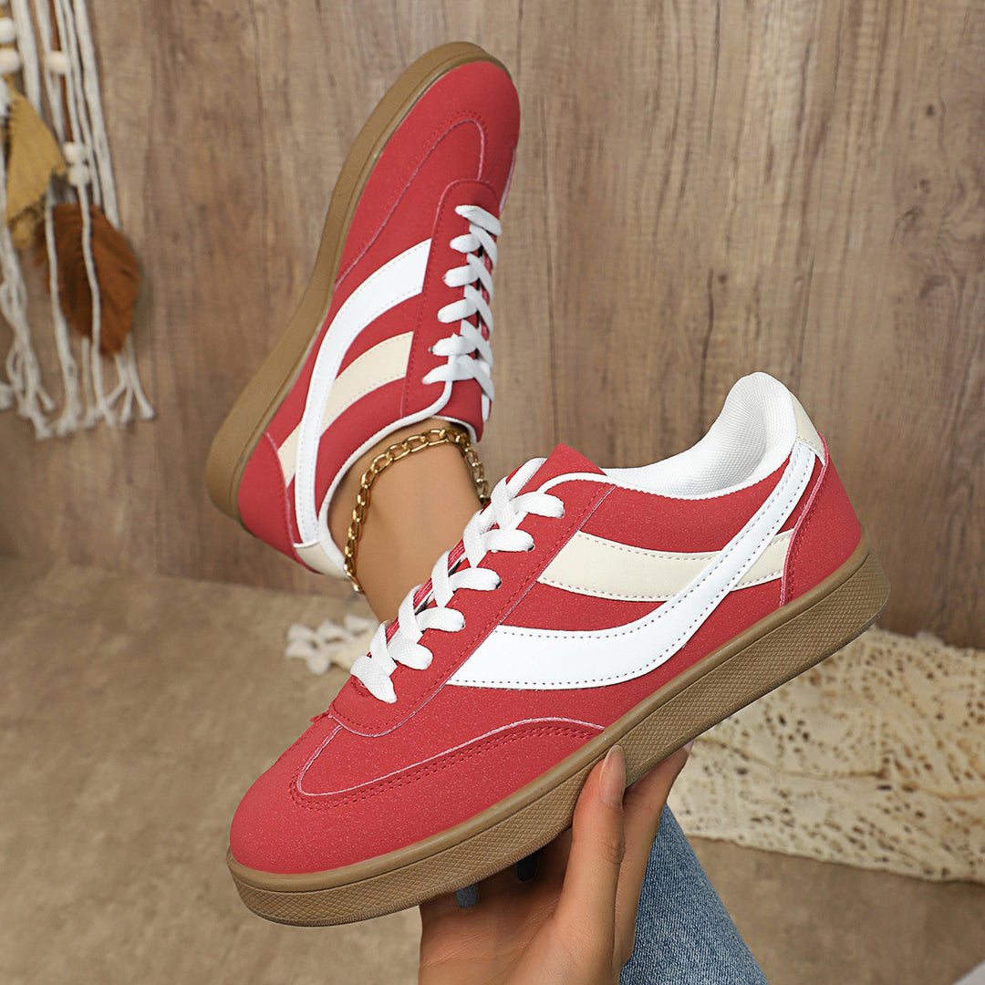 Damen Sportliche Sneakers mit atmungsaktivem Textil-Obermaterial und rutschfester Sohle EB