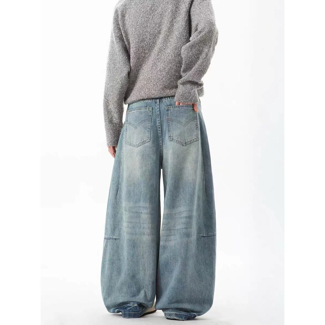 Damen Weit geschnittene Jeans im Urban-Style EB