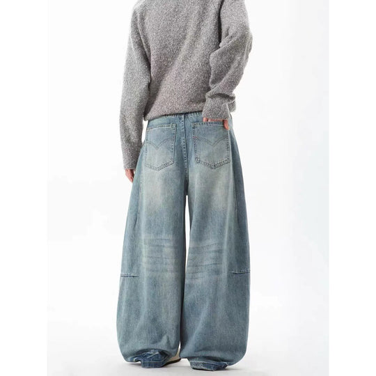 Damen Weit geschnittene Jeans im Urban-Style EB