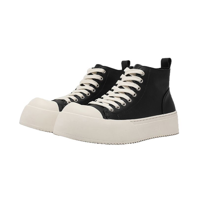 Damen Hohe Plattform-Sneaker mit modernem Design und robustem Profil EB