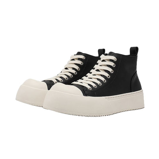 Damen Hohe Plattform-Sneaker mit modernem Design und robustem Profil EB