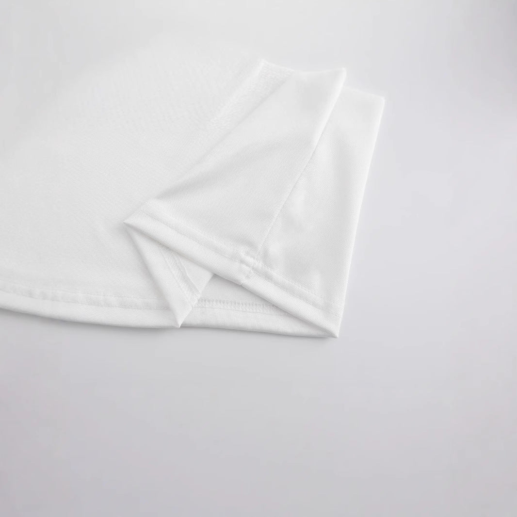 Damen Crop-T-Shirt mit verspieltem Karoband-Motiv und lässigem Schnitt EB