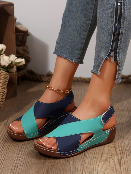 Damen Riemensandalen mit anatomischem Fußbett und modischem Design EB