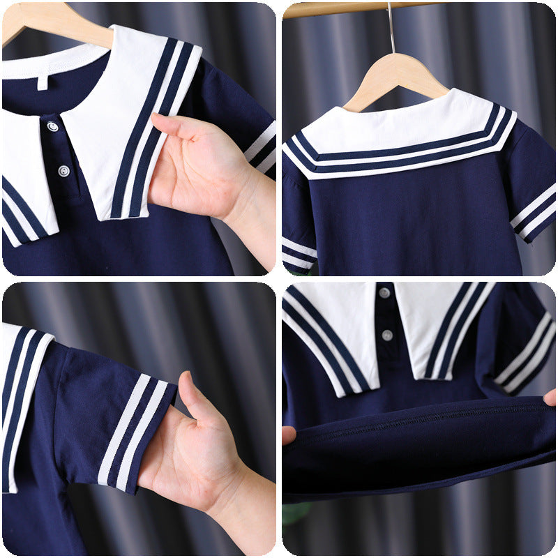 Mädchen Matrosen-T-Shirt EB