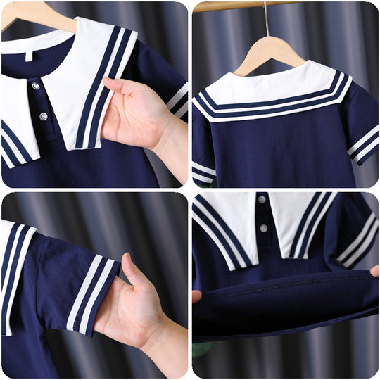 Mädchen Matrosen-T-Shirt EB
